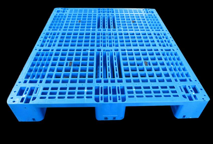 蓝色网格川字型